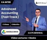CA Inter Advanced Accounting (Fast Track) Video Lectures by CA PS Beniwal (Google Drive, 6 Months)